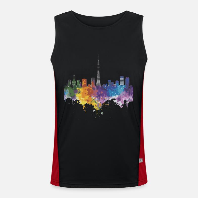 Kurume Men's Functional Contrast Tank Top 