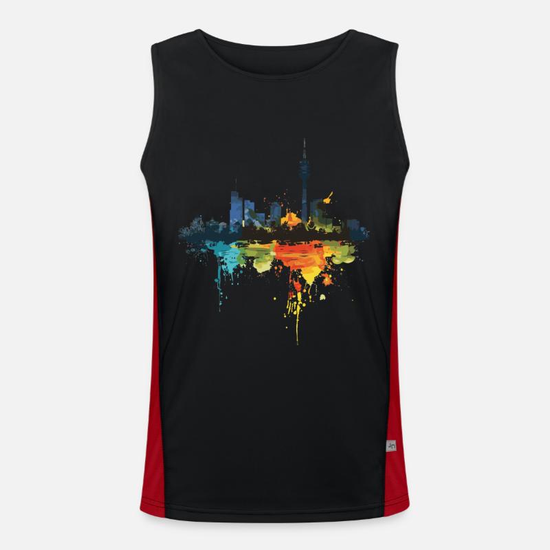 Emmen Men's Functional Contrast Tank Top 