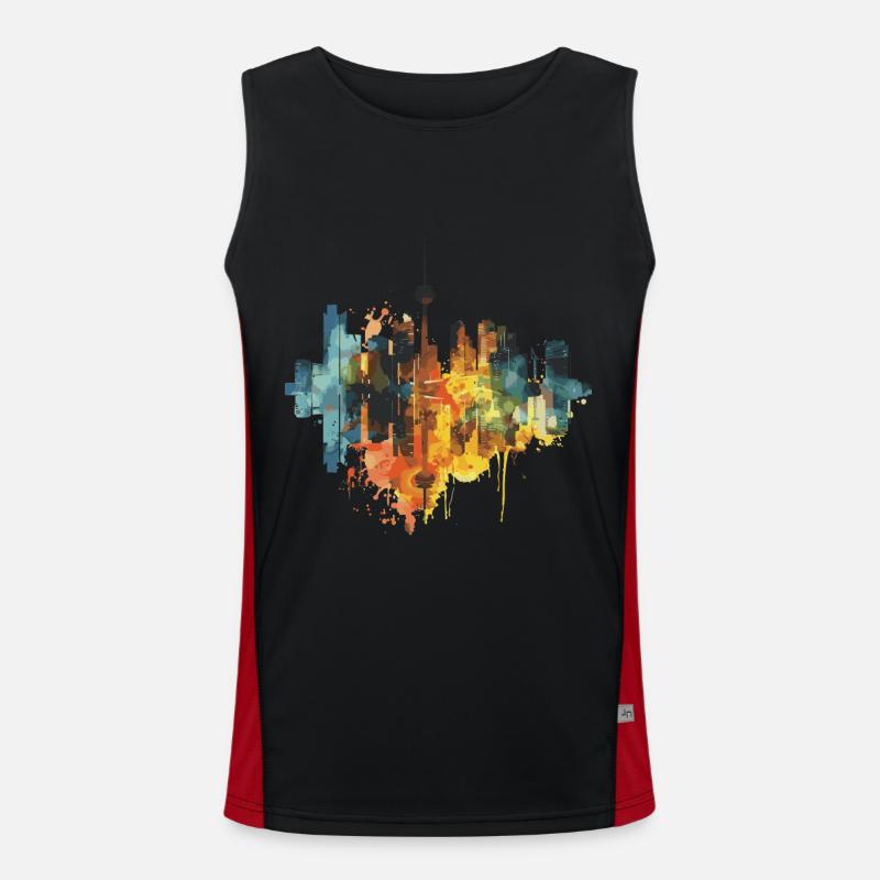 Gooise Meren Men's Functional Contrast Tank Top 