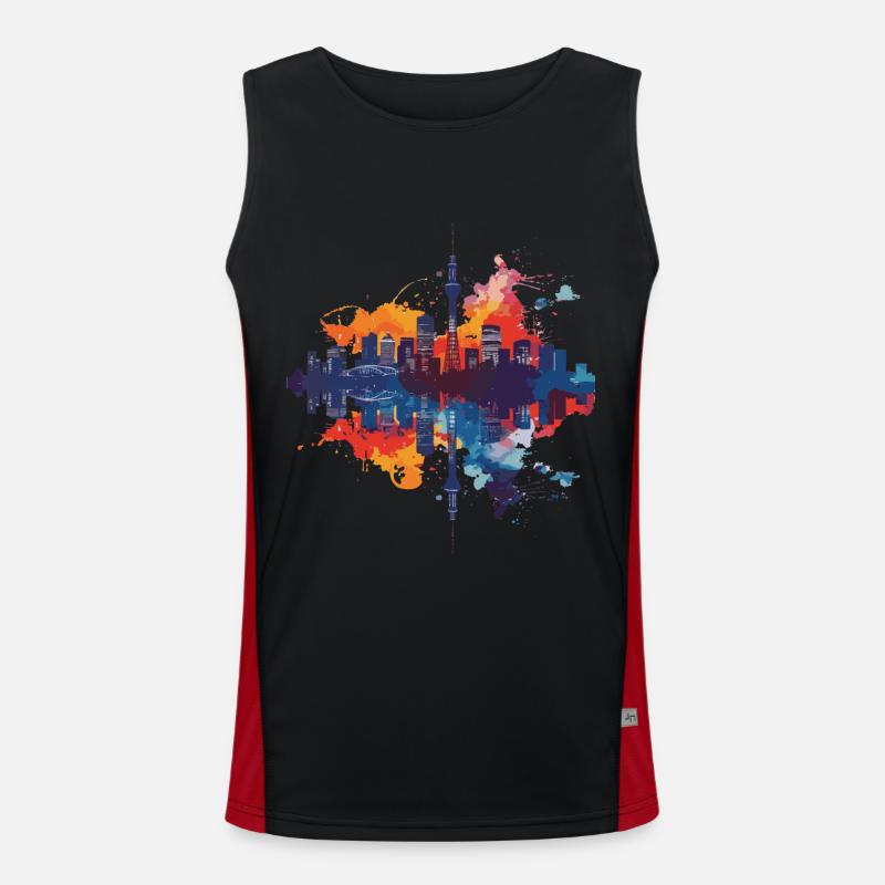 Seto Men's Functional Contrast Tank Top 