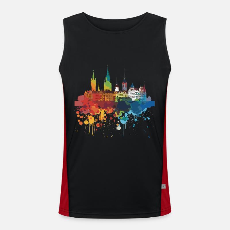 Thorn Funktionelles Kontrast-Tank Top für Männer 