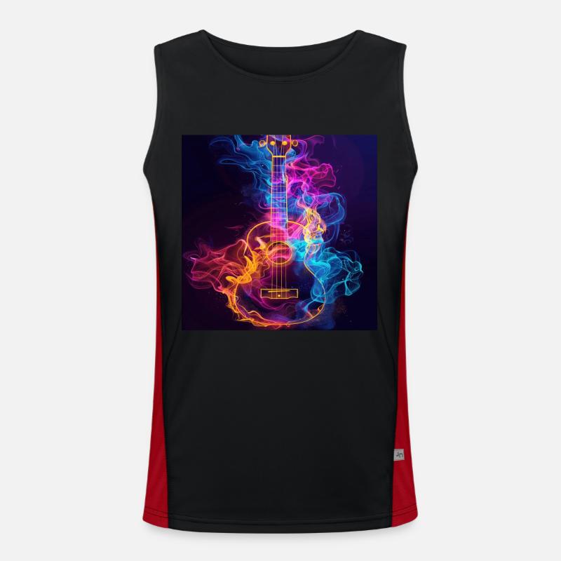 Ukulélé Débardeur respirant contrasté Homme 