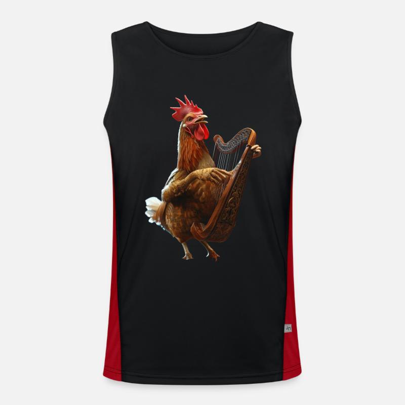 Harpe coq Débardeur respirant contrasté Homme 