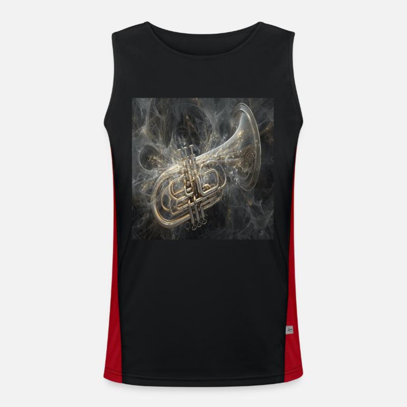 Tuba Funktionelles Kontrast-Tank Top für Männer 