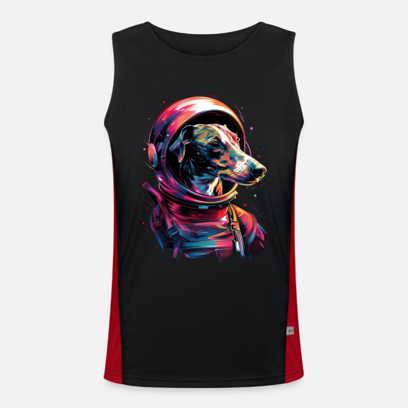 Whippet Funktionelles Kontrast-Tank Top für Männer 