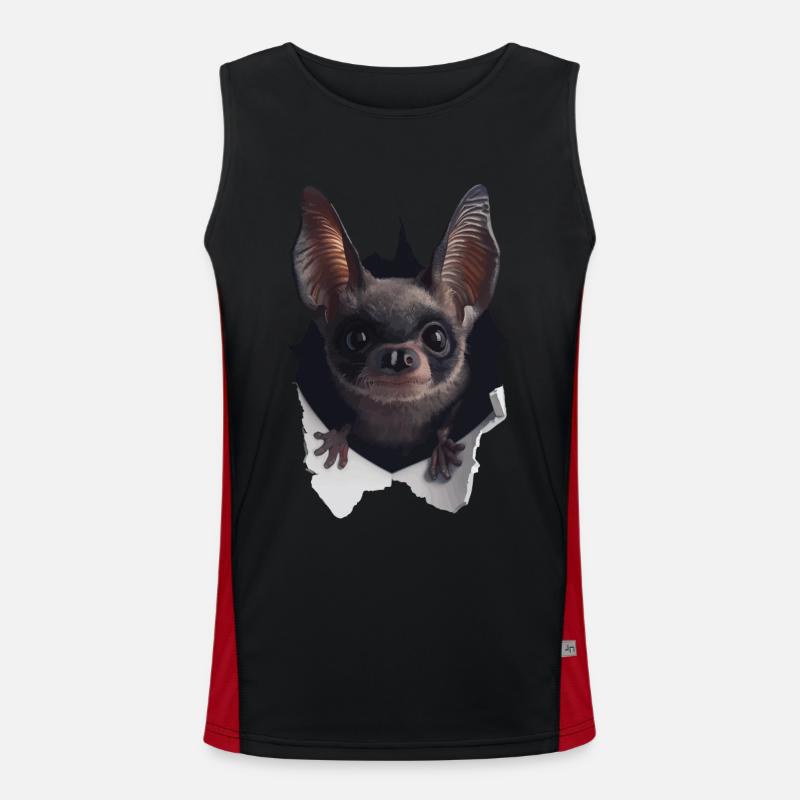 Schläger Funktionelles Kontrast-Tank Top für Männer 