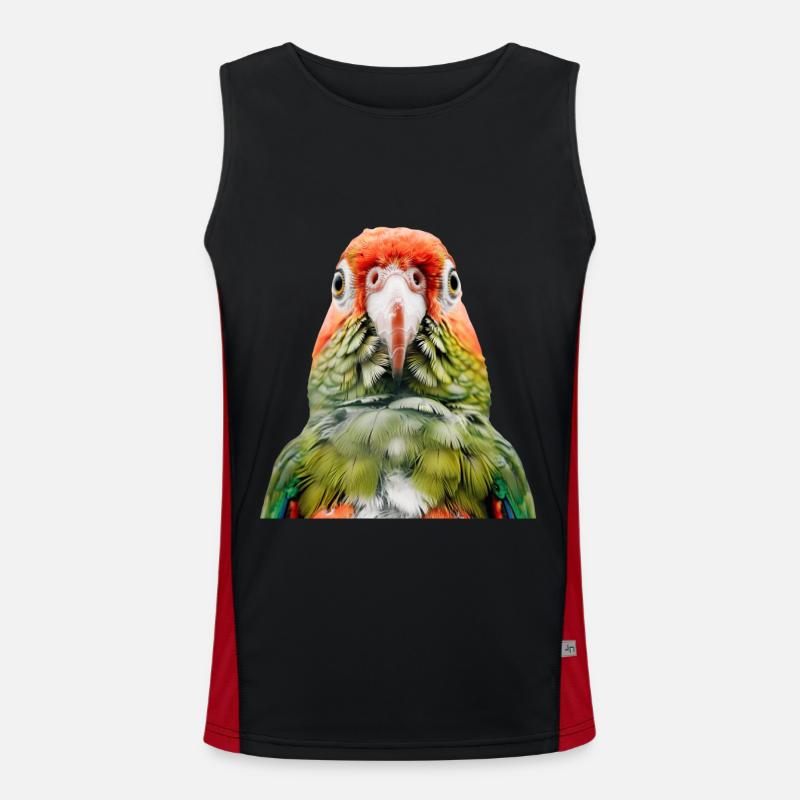 Sittiche Funktionelles Kontrast-Tank Top für Männer 