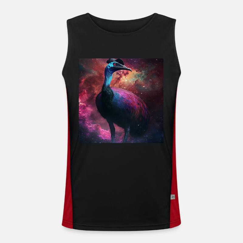 Kasuar Funktionelles Kontrast-Tank Top für Männer 