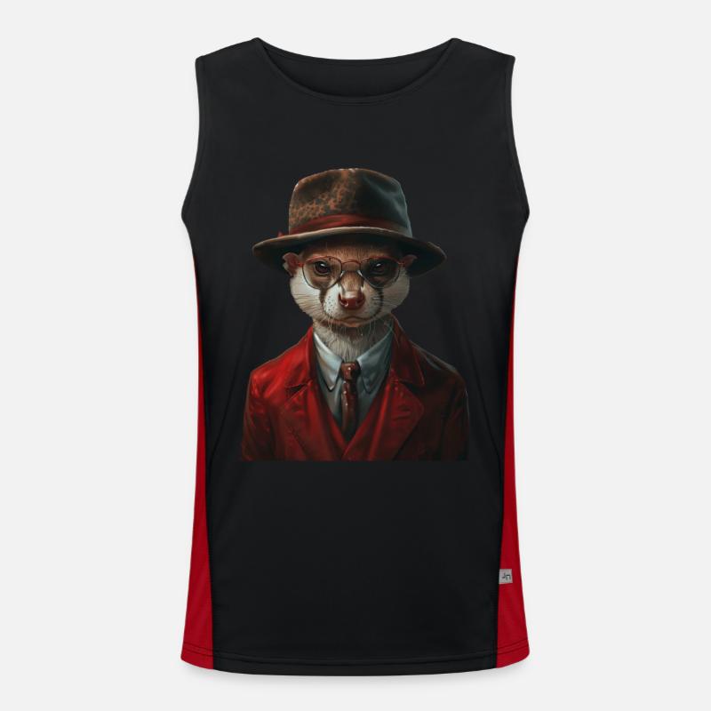 Wiesel Funktionelles Kontrast-Tank Top für Männer 