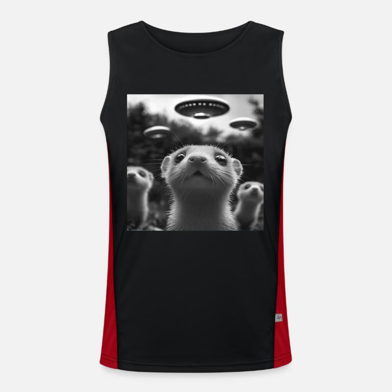 Wiesel Funktionelles Kontrast-Tank Top für Männer 