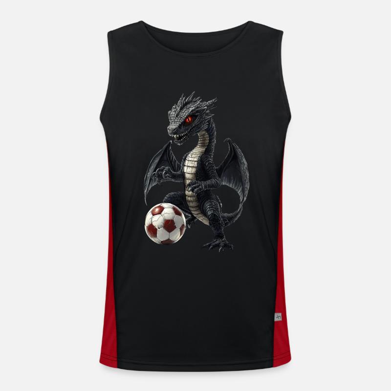 Drachen Funktionelles Kontrast-Tank Top für Männer 