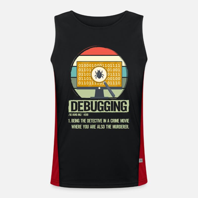 Debugging Men's Functional Contrast Tank Top 