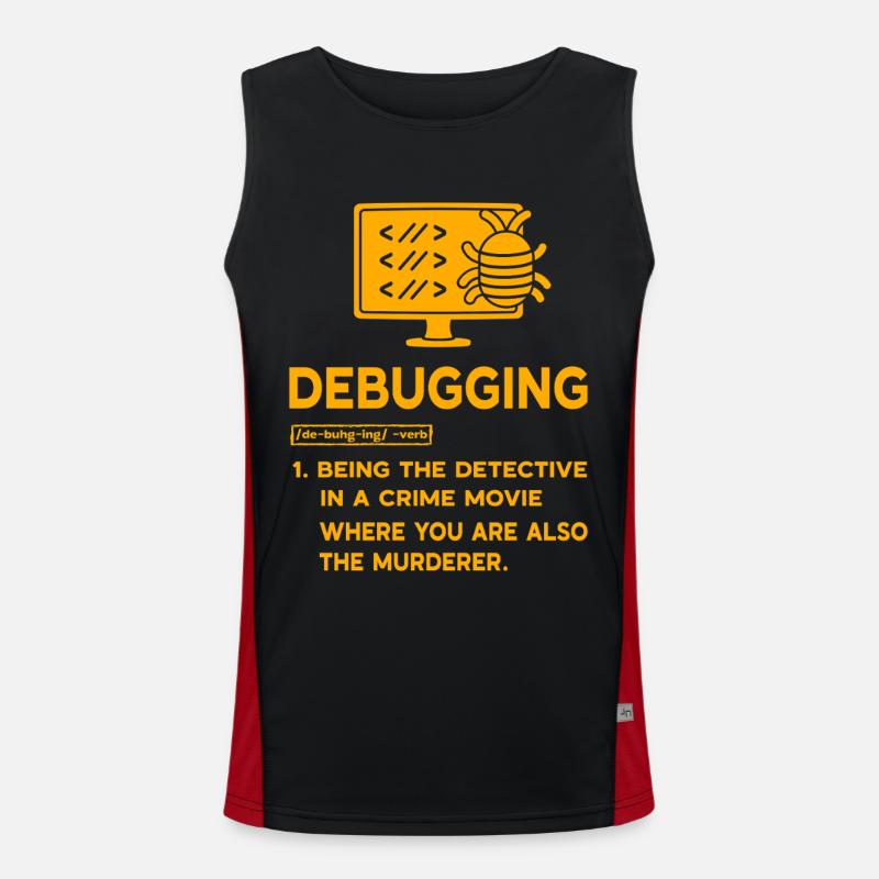 Debugging Men's Functional Contrast Tank Top 