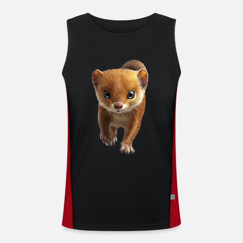 Wiesel Funktionelles Kontrast-Tank Top für Männer 