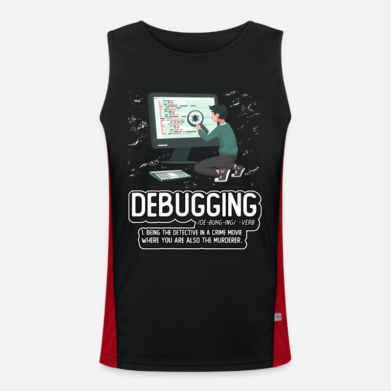 Debugging Men's Functional Contrast Tank Top 