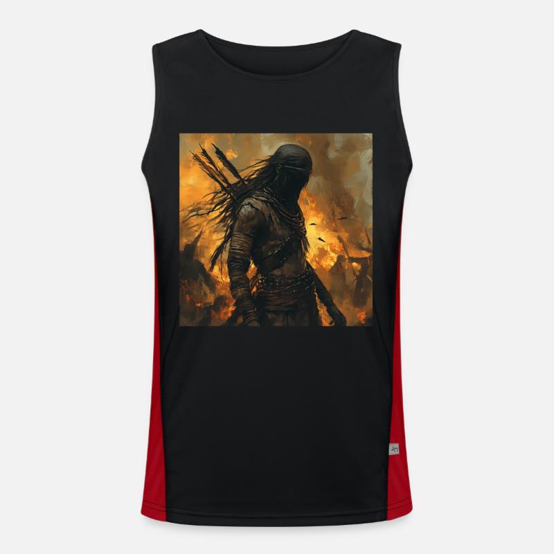 Indisch Funktionelles Kontrast-Tank Top für Männer 