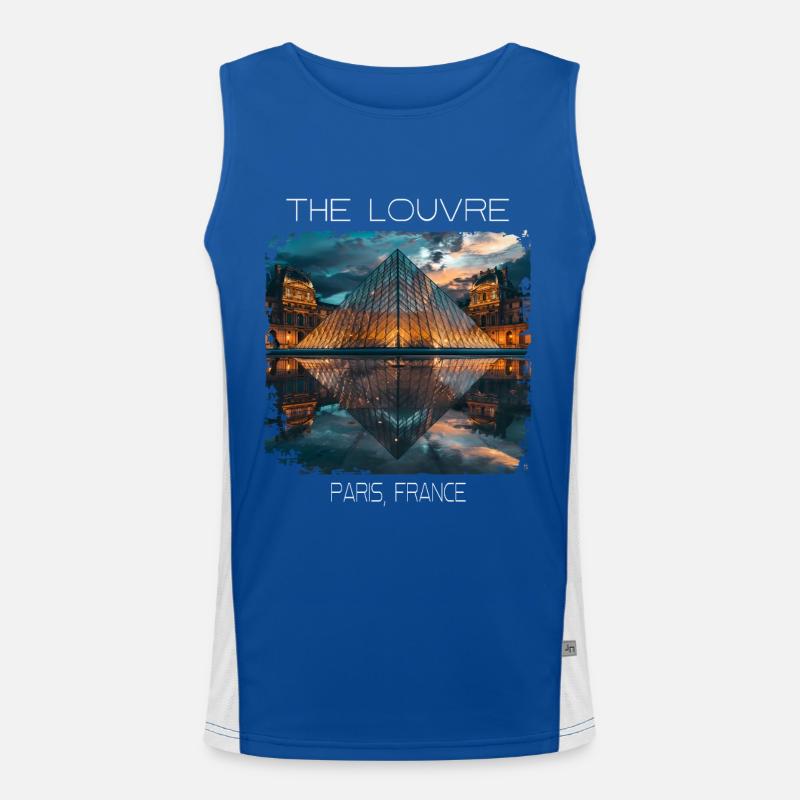 Der Louvre Funktionelles Kontrast-Tank Top für Männer 