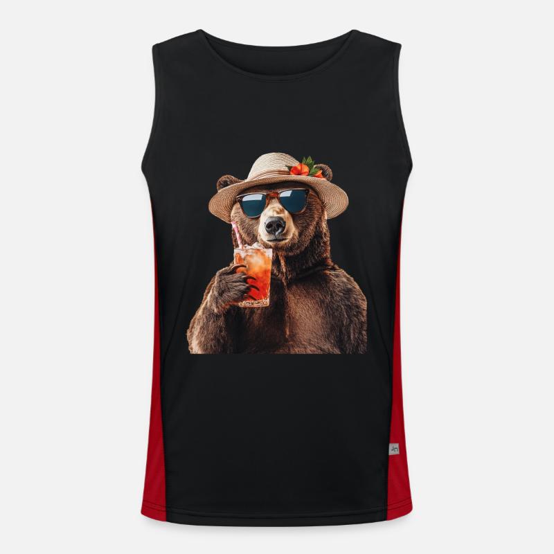 Tragen Funktionelles Kontrast-Tank Top für Männer 