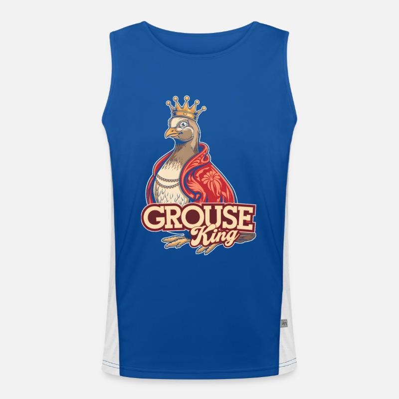 Auerhahn Funktionelles Kontrast-Tank Top für Männer 