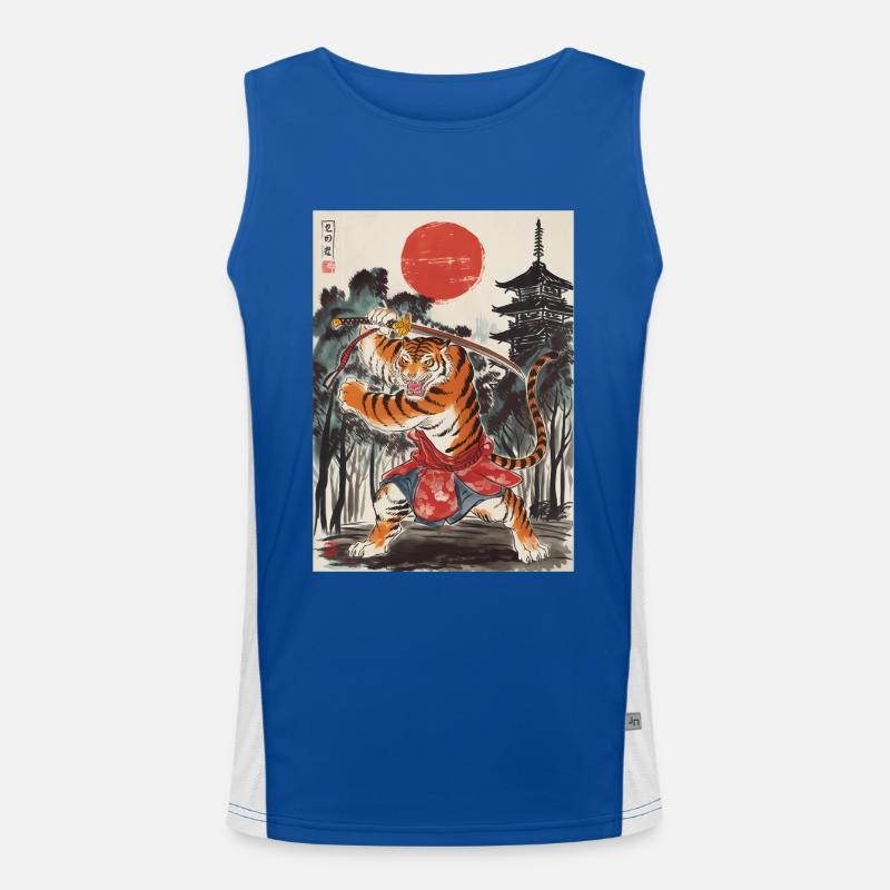 Samurai Funktionelles Kontrast-Tank Top für Männer 