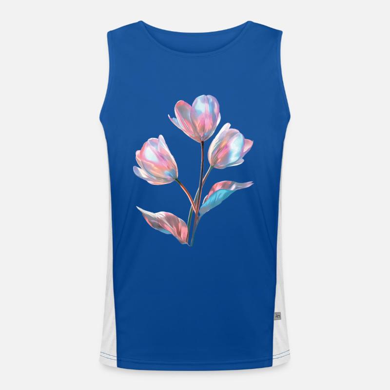 Tulpe Funktionelles Kontrast-Tank Top für Männer 