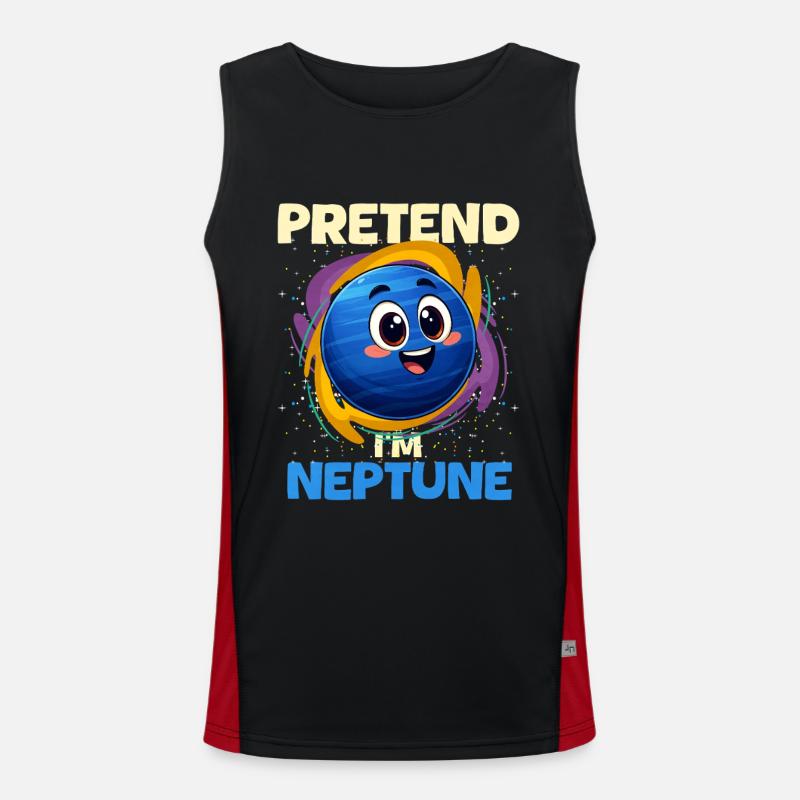 Neptun Funktionelles Kontrast-Tank Top für Männer 