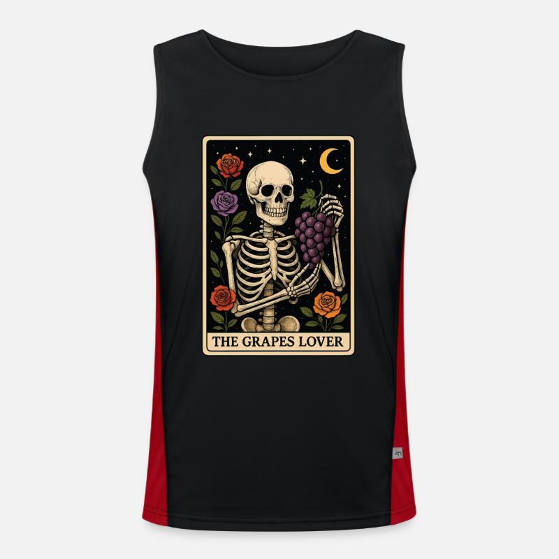 Tarot au raisin Débardeur respirant contrasté Homme 