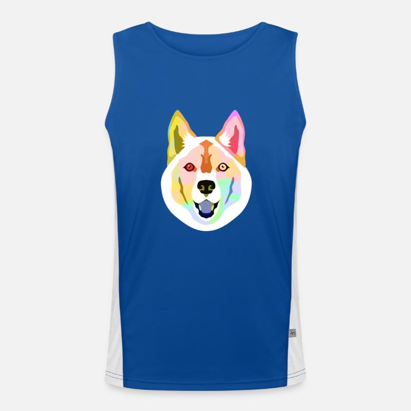 dog Men's Functional Contrast Tank Top 