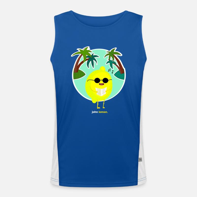 Tropical Men's Functional Contrast Tank Top 