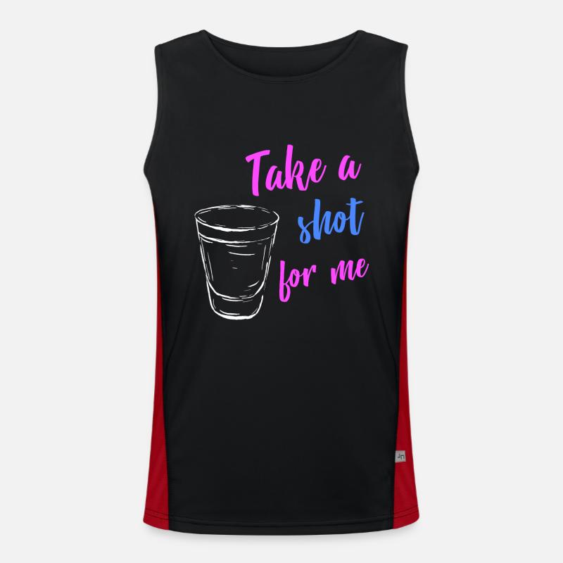 Alcool Débardeur respirant contrasté Homme 