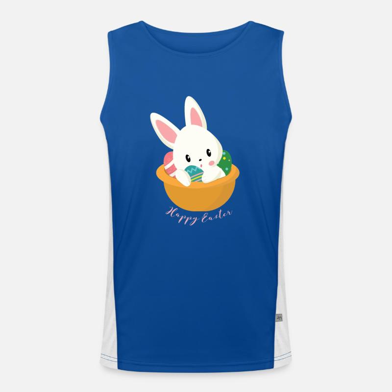 Easter Men's Functional Contrast Tank Top 