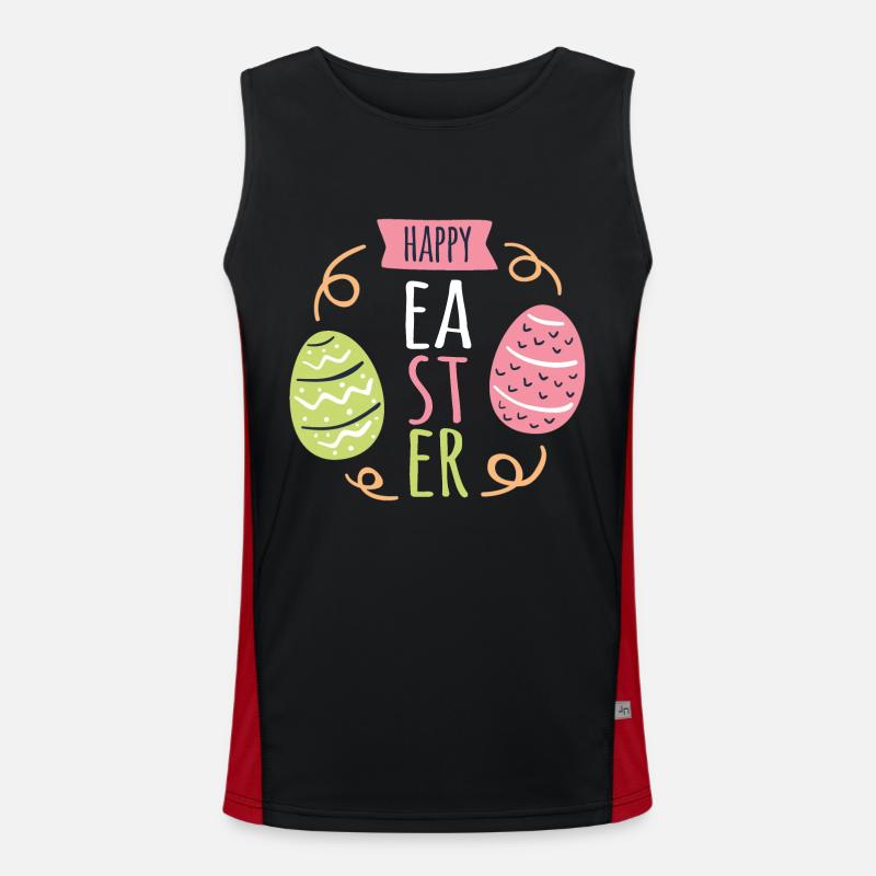 Easter Men's Functional Contrast Tank Top 
