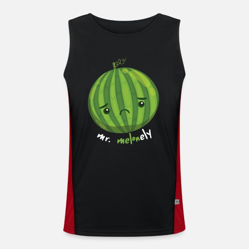 Frucht Funktionelles Kontrast-Tank Top für Männer 