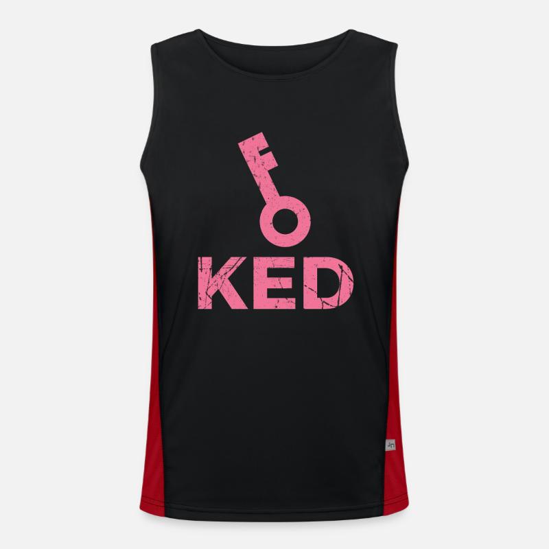 Paar Funktionelles Kontrast-Tank Top für Männer 
