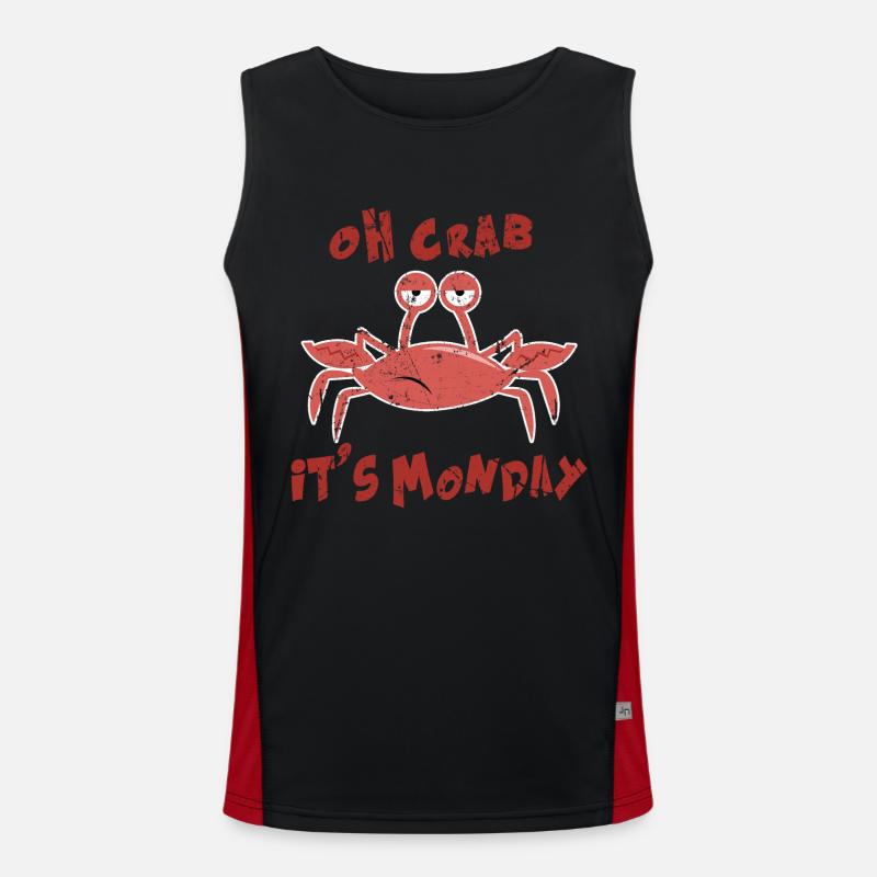 Spruch Sprüche lustig Geschenkidee Funktionelles Kontrast-Tank Top für Männer 