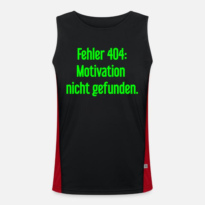 Erreur 404 : Motivation introuvable Débardeur respirant contrasté Homme 
