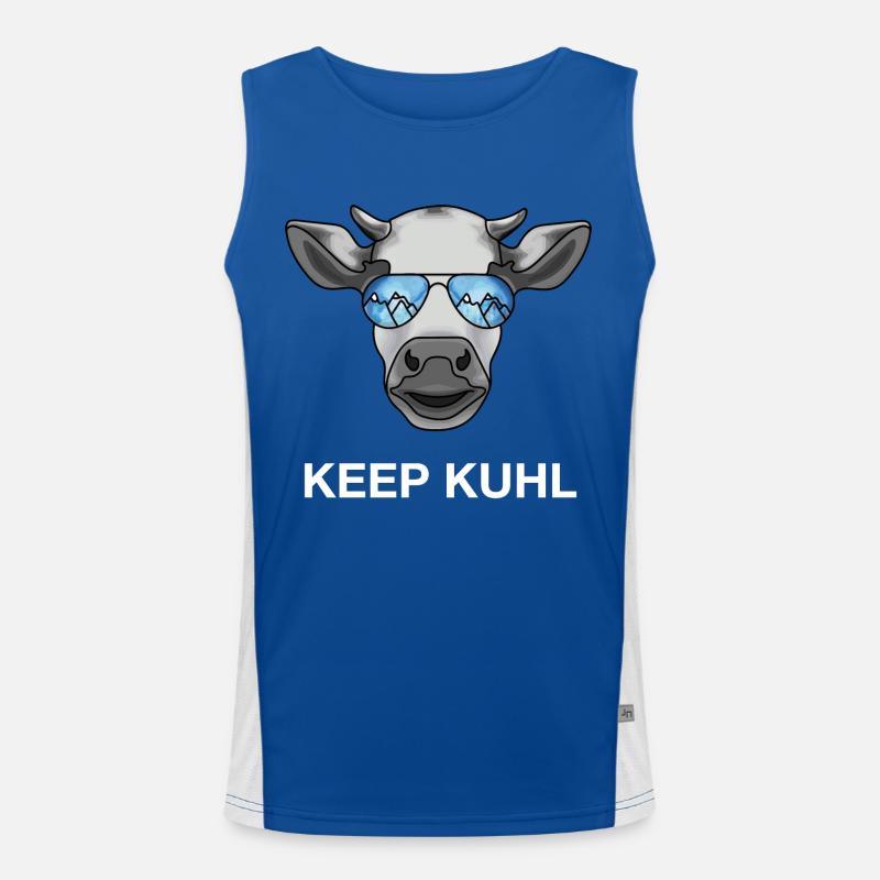 Keep Kuhl Funktionelles Kontrast-Tank Top für Männer 