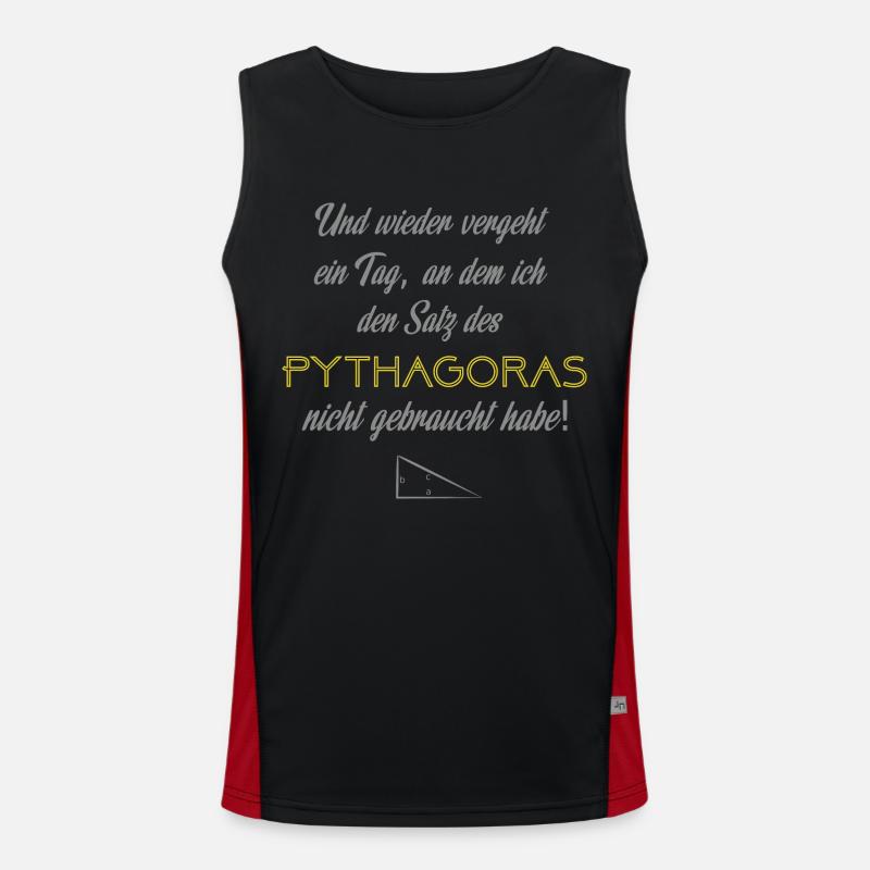 Pythagoras Men's Functional Contrast Tank Top 