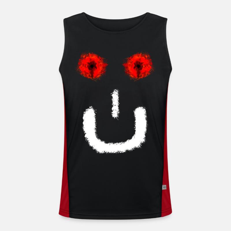 (҂'_´) Mad Cosplay Men's Functional Contrast Tank Top 