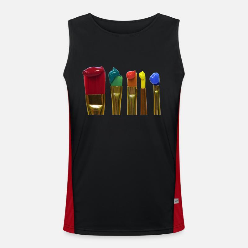 brosse Débardeur respirant contrasté Homme 