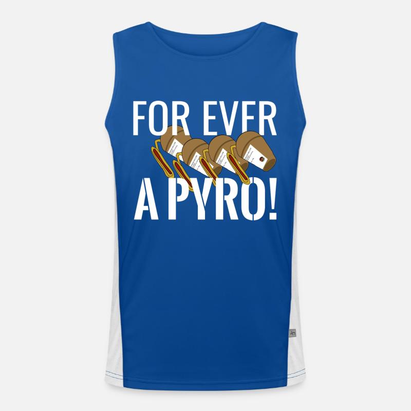 For ever a Pyro Funktionelles Kontrast-Tank Top für Männer 