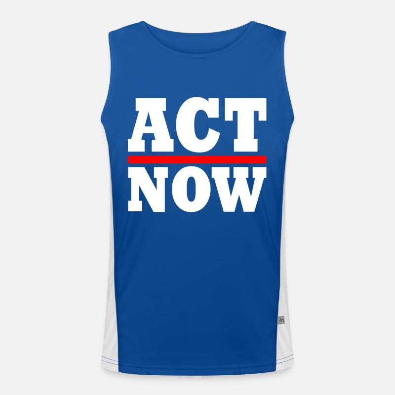 Act now Débardeur respirant contrasté Homme 