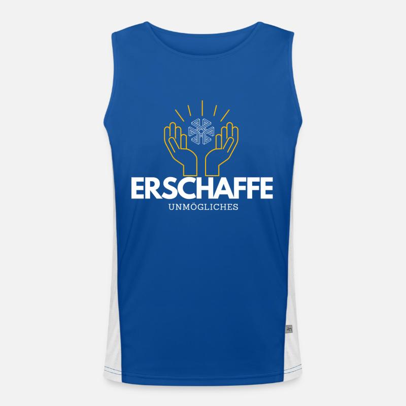 Erschaffe unmögliches Funktionelles Kontrast-Tank Top für Männer 