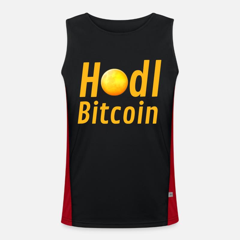 Hodl Bitcoin Débardeur respirant contrasté Homme 