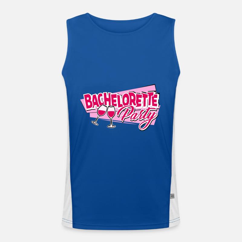 Junggesellenabschied Bachelorette Party Funktionelles Kontrast-Tank Top für Männer 