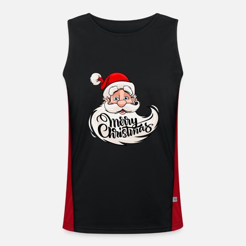 Noël Santa Claus / Noël Débardeur respirant contrasté Homme 