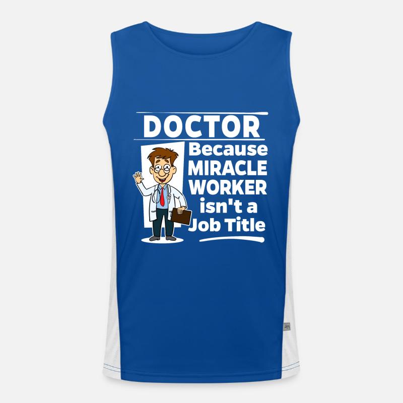 Doctor & Medic - Travailleur de miracles Débardeur respirant contrasté Homme 