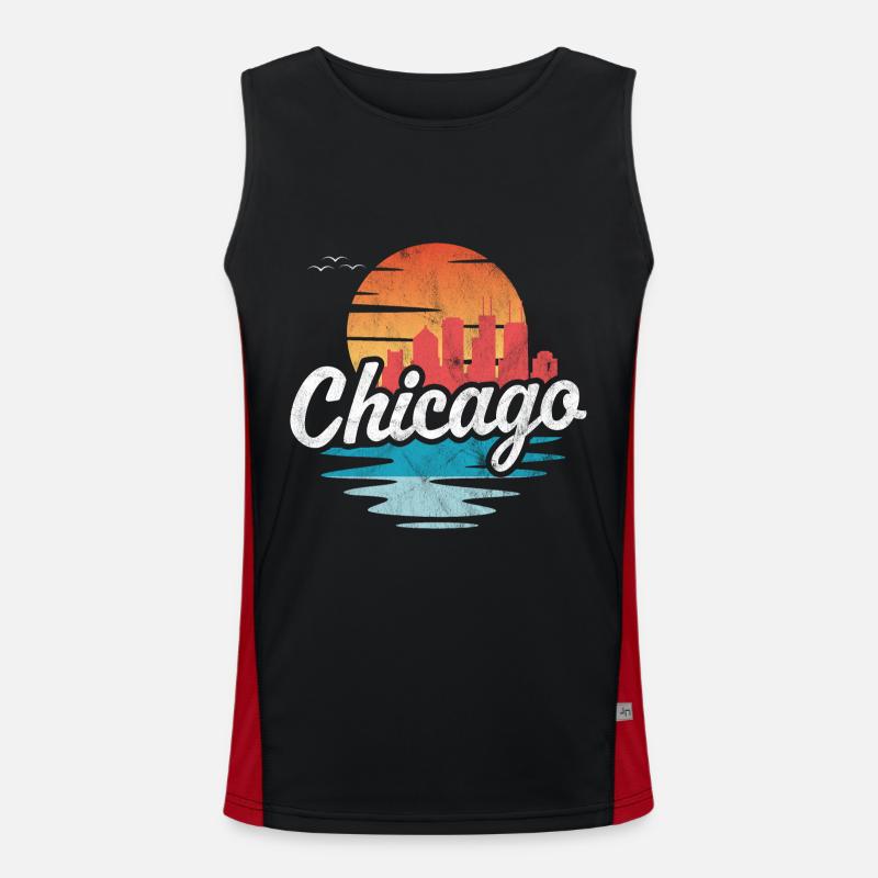 Chicago Débardeur respirant contrasté Homme 