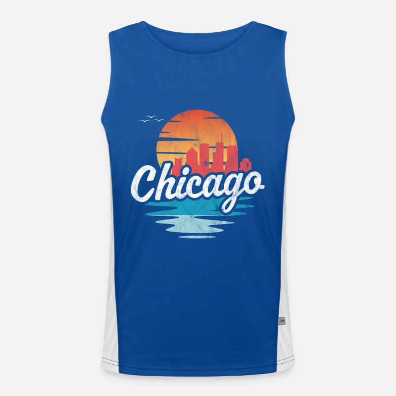 Chicago Men's Functional Contrast Tank Top 