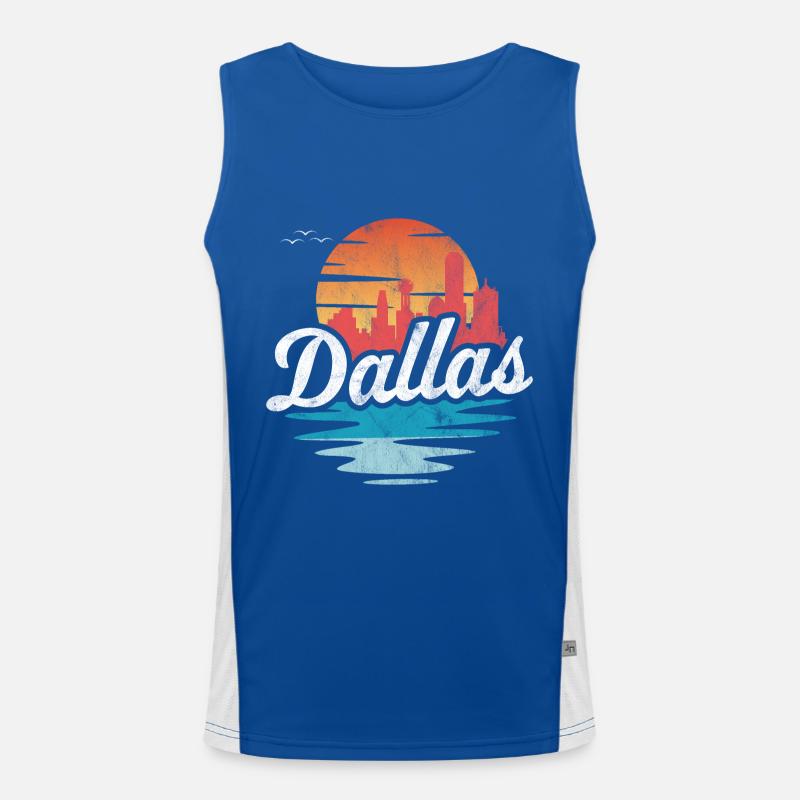 Dallas Men's Functional Contrast Tank Top 